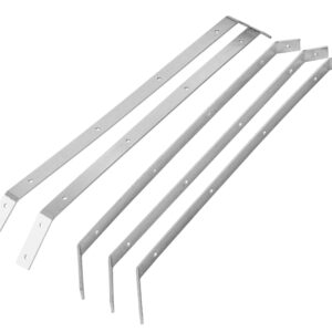 Cat Fence Silver Over hang Galvanised weatherproof Brackets