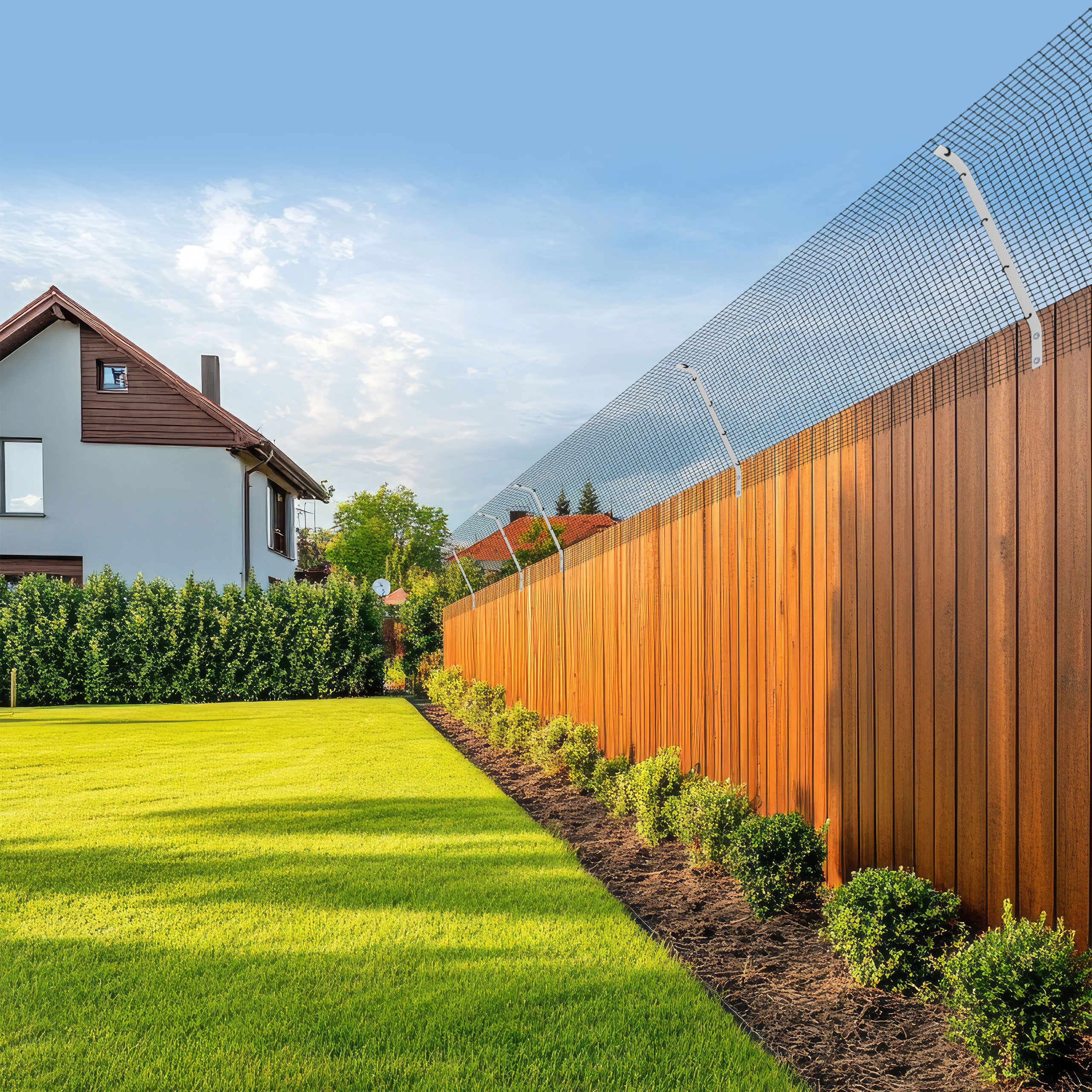 Cat Fence Kit Silver - 20 Meter Kit - Image 4