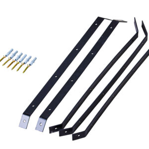 Cat Fence Black Brackets